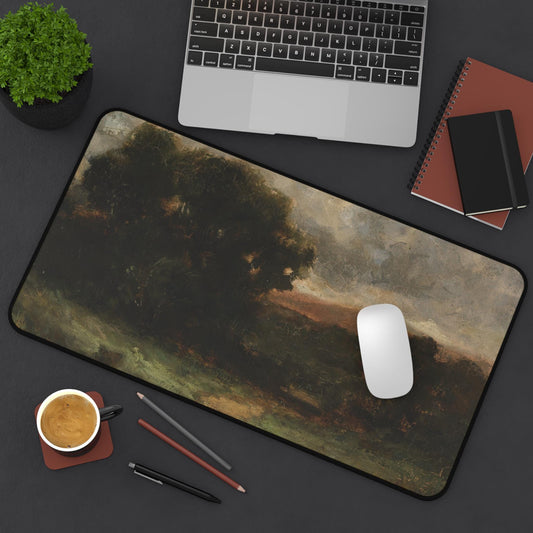 Cozy Gaming desk mat Forest Whimsical desk mat, Boho witchy large mat, cottagecore desk setup, Aesthetic Mousepad Cozy, Large Mouse Pad