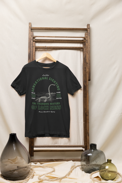 Vintage Style Loch Ness T-Shirt, Lock Ness Scotland, Vintage Cryptid Shirt,