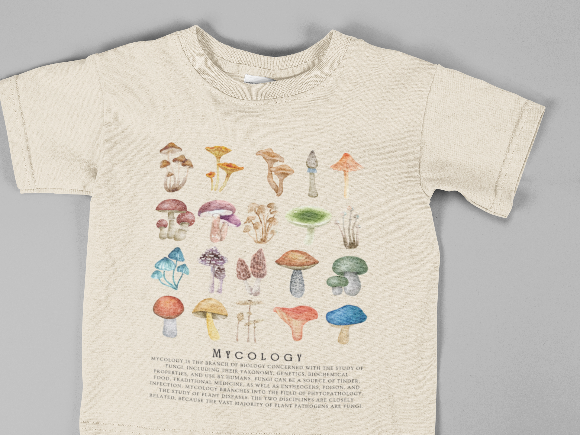  Fungi Shirt, retro Mushroom Shirt, Botanical Shirt, Cottagecore Clothing, Cottagecore Shirt, Fungus Tshirt,