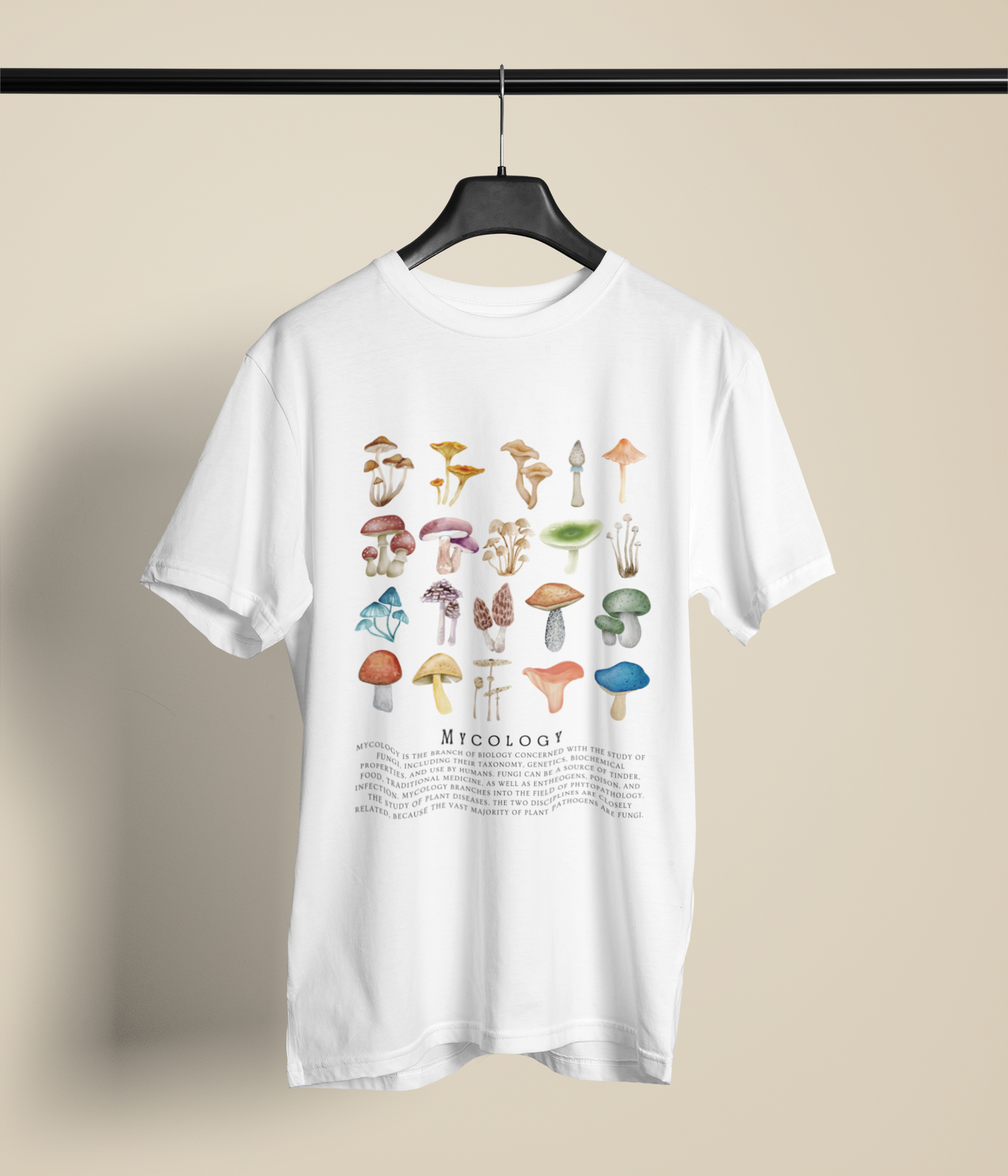 Vintage style Mycology Shirt, Fungi Shirt, retro Mushroom Shirt, Botanical Shirt, Cottagecore Clothing, Cottagecore Shirt, Fungus Tshirt, - Aurora Corner Shop