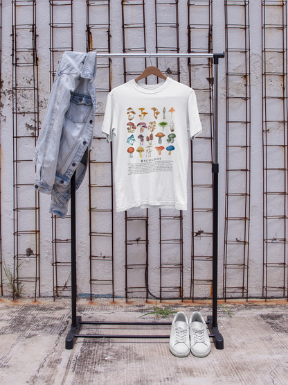 Vintage style Mycology Shirt, Fungi Shirt, retro Mushroom Shirt, Botanical Shirt, Cottagecore Clothing, Cottagecore Shirt, Fungus Tshirt, - Aurora Corner Shop